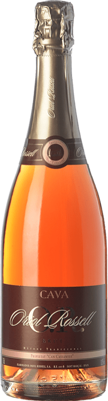 18,95 € | Rosé sparkling Oriol Rossell Rosat Brut Reserve D.O. Cava Catalonia Spain Trepat Bottle 75 cl