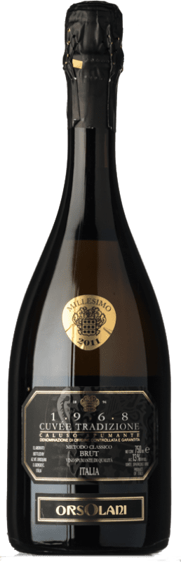 送料無料 | 白スパークリングワイン Orsolani Cuvée Tradizione Etichetta Nera D.O.C.G. Erbaluce di Caluso ピエモンテ イタリア Erbaluce 75 cl