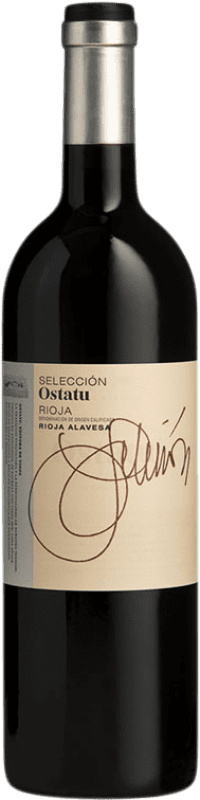 17,95 € | Red wine Ostatu Selección Aged D.O.Ca. Rioja The Rioja Spain Tempranillo, Graciano 75 cl