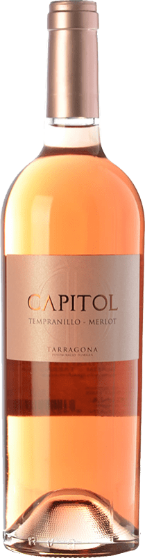 3,95 € Free Shipping | Rosé wine Padró Capitol Joven D.O. Tarragona Catalonia Spain Tempranillo, Merlot Bottle 75 cl