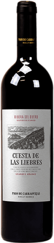 177,95 € Free Shipping | Red wine Pago de Carraovejas Cuesta de las Liebres Crianza D.O. Ribera del Duero Castilla y León Spain Tempranillo Bottle 75 cl