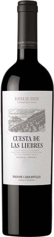 165,95 € Бесплатная доставка | Красное вино Pago de Carraovejas Cuesta de las Liebres старения D.O. Ribera del Duero