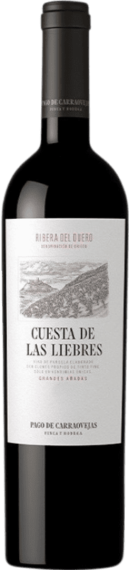 Бесплатная доставка | Красное вино Pago de Carraovejas Cuesta de las Liebres Crianza — Крианса D.O. Ribera del Duero Кастилия-Леон Испания Tempranillo — Темпранильо 75 cl