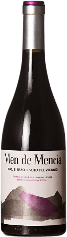 8,95 € | Red wine Pago del Vicario Men de Mencía Crianza D.O. Bierzo Castilla y León Spain Mencía Bottle 75 cl