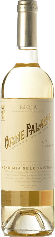 8,95 € Free Shipping | White wine Palacio Cosme Crianza D.O.Ca. Rioja The Rioja Spain Viura Bottle 75 cl