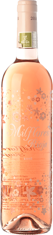 5,95 € Kostenloser Versand | Rosé-Wein Palacio Milflores Jung D.O.Ca. Rioja