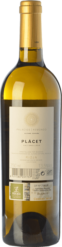51,95 € | White wine Palacios Remondo Plácet Valtomelloso Crianza D.O.Ca. Rioja The Rioja Spain Viura Magnum Bottle 1,5 L