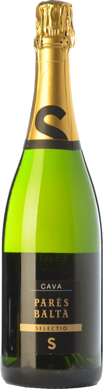 16,95 € | 白起泡酒 Parés Baltà Selectio 香槟 预订 D.O. Cava 加泰罗尼亚 西班牙 Macabeo, Xarel·lo, Chardonnay, Parellada 75 cl