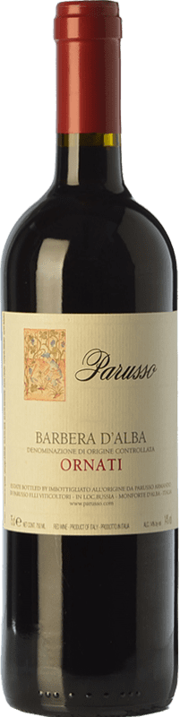 Envoi gratuit | Vin rouge Parusso Ornati D.O.C. Barbera d'Alba Piémont Italie Barbera 75 cl