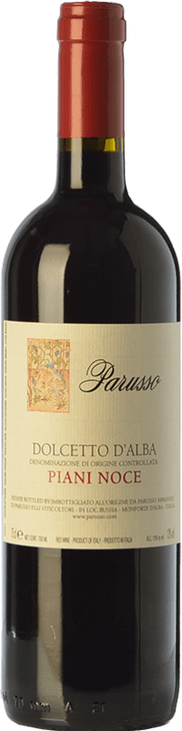 24,95 € Spedizione Gratuita | Vino rosso Parusso Piani Noce D.O.C.G. Dolcetto d'Alba