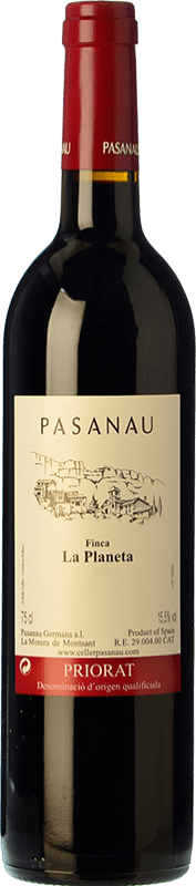 37,95 € | Red wine Pasanau Finca La Planeta Aged D.O.Ca. Priorat Catalonia Spain Grenache, Cabernet Sauvignon Bottle 75 cl