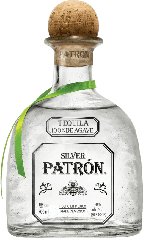 48,95 € | Tequila Patrón Silver — Édition Argent Mexique 70 cl