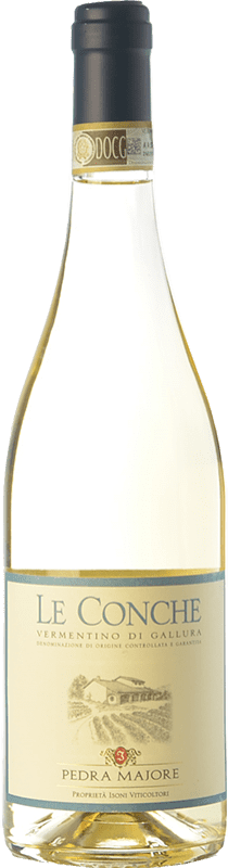 15,95 € Spedizione Gratuita | Vino bianco Pedra Majore Le Conche D.O.C.G. Vermentino di Gallura