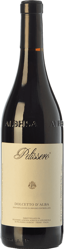 Бесплатная доставка | Красное вино Pelissero Augenta D.O.C.G. Dolcetto d'Alba Пьемонте Италия Dolcetto 75 cl