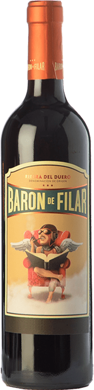 19,95 € | Red wine Peñafiel Barón de Filar Reserva D.O. Ribera del Duero Castilla y León Spain Tempranillo, Merlot, Cabernet Sauvignon Bottle 75 cl