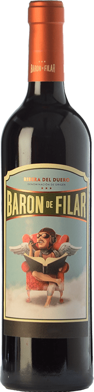 16,95 € Бесплатная доставка | Красное вино Peñafiel Barón de Filar Дуб D.O. Ribera del Duero