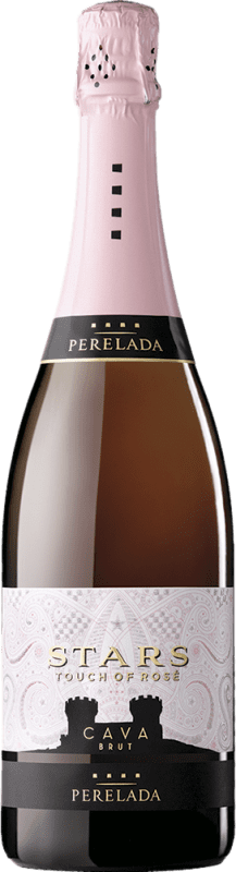 10,95 € | Espumante rosé Perelada Stars Touch of Rosé Brut D.O. Cava Catalunha Espanha Grenache, Pinot Preto 75 cl