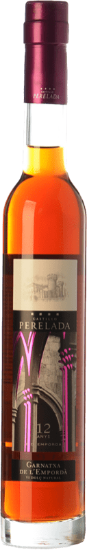 32,95 € Бесплатная доставка | Сладкое вино Perelada Garnatxa Резерв D.O. Empordà 12 Лет Половина бутылки 37 cl