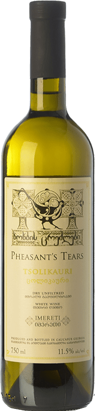 24,95 € | Vin blanc Pheasant's Tears I.G. Kakheti Kakhétie Géorgie Tsolikouri 75 cl