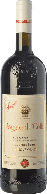 62,95 € Free Shipping | Red wine Piaggia Poggio de' Colli I.G.T. Toscana Tuscany Italy Cabernet Franc Bottle 75 cl