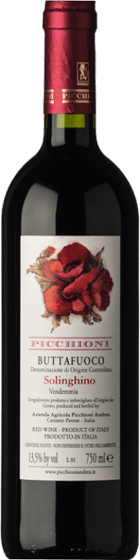 15,95 € | Red wine Picchioni Buttafuoco Luogo della Cerasa D.O.C. Oltrepò Pavese Lombardia Italy Barbera, Croatina, Vespolina Bottle 75 cl
