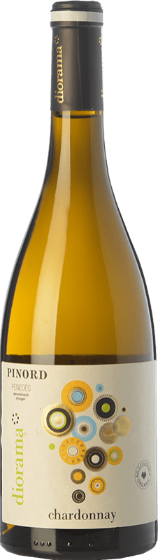 10,95 € Free Shipping | White wine Pinord Diorama D.O. Penedès Catalonia Spain Chardonnay Bottle 75 cl
