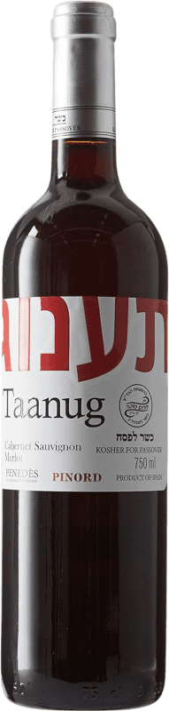 Envio grátis | Vinho Tinto Pinord Taanug D.O. Penedès Catalunha Espanha Merlot, Cabernet Sauvignon 75 cl