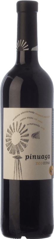 16,95 € Free Shipping | Red wine Pinuaga 200 Cepas Crianza I.G.P. Vino de la Tierra de Castilla Castilla la Mancha Spain Tempranillo Bottle 75 cl