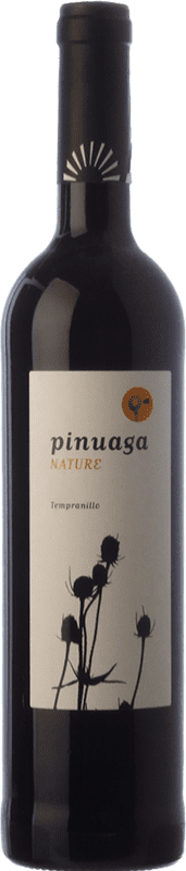 9,95 € Free Shipping | Red wine Pinuaga Nature Joven I.G.P. Vino de la Tierra de Castilla Castilla la Mancha Spain Tempranillo Bottle 75 cl