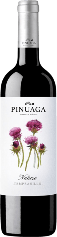 Envio grátis | Vinho Tinto Pinuaga Nature Jovem I.G.P. Vino de la Tierra de Castilla Castela-Mancha Espanha Tempranillo 75 cl