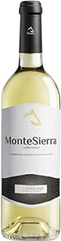5,95 € Free Shipping | White wine Pirineos Montesierra Joven D.O. Somontano Aragon Spain Macabeo, Chardonnay Bottle 75 cl