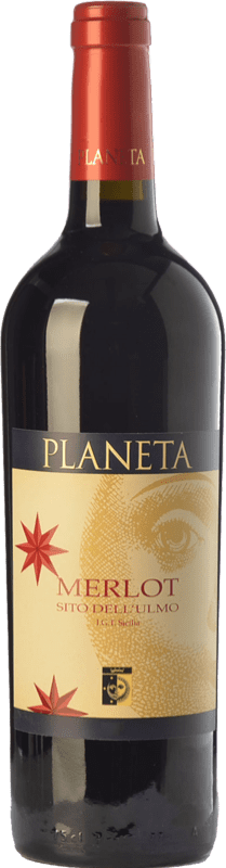 24,95 € | Red wine Planeta Merlot Sito dell'Ulmo I.G.T. Terre Siciliane Sicily Italy Merlot, Petit Verdot 75 cl