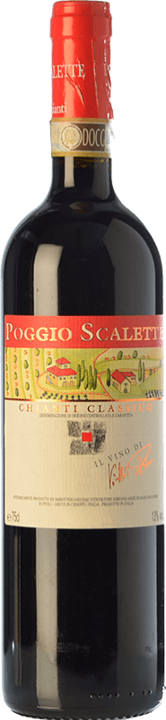 Бесплатная доставка | Красное вино Podere Poggio Scalette D.O.C.G. Chianti Classico Тоскана Италия Sangiovese 75 cl