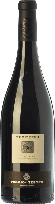14,95 € | Red wine Poggio al Tesoro Mediterra I.G.T. Toscana Tuscany Italy Merlot, Syrah, Cabernet Sauvignon Bottle 75 cl