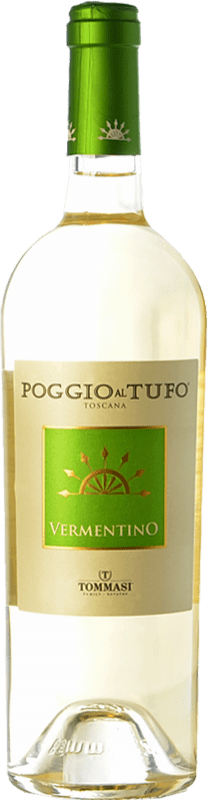 Envoi gratuit | Vin blanc Poggio al Tufo Tommasi D.O.C. Maremma Toscana Toscane Italie Vermentino 75 cl