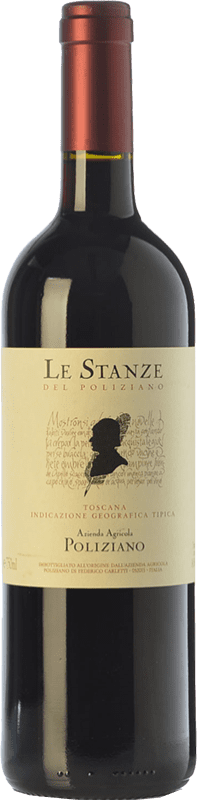 49,95 € | Красное вино Poliziano Le Stanze I.G.T. Toscana Тоскана Италия Merlot, Cabernet Sauvignon 75 cl