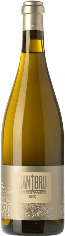 18,95 € Free Shipping | White wine Portal del Montsant Santbru Blanc Crianza D.O. Montsant Catalonia Spain Grenache White, Chardonnay Bottle 75 cl