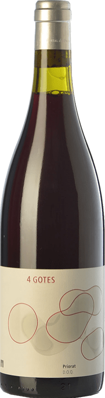 11,95 € Free Shipping | Red wine Portal del Priorat 4 Gotes Joven D.O.Ca. Priorat Catalonia Spain Grenache, Grenache Tintorera, Grenache Hairy, Grenache Grey Bottle 75 cl