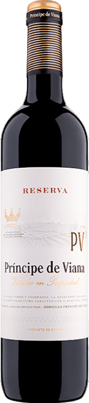 Бесплатная доставка | Красное вино Príncipe de Viana Резерв D.O. Navarra Наварра Испания Tempranillo 75 cl