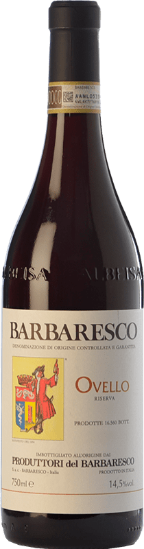 55,95 € | Красное вино Produttori del Barbaresco Ovello D.O.C.G. Barbaresco Пьемонте Италия Nebbiolo 75 cl
