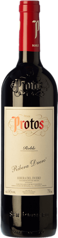 9,95 € | Red wine Protos Oak D.O. Ribera del Duero Castilla y León Spain Tempranillo 75 cl