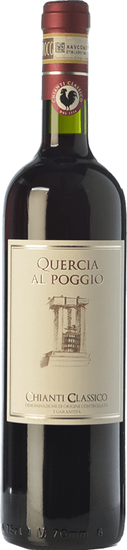 18,95 € | Красное вино Quercia al Poggio D.O.C.G. Chianti Classico Тоскана Италия Sangiovese, Colorino, Canaiolo, Ciliegiolo 75 cl