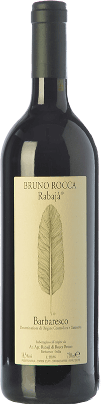 85,95 € | Red wine Bruno Rocca D.O.C.G. Barbaresco Piemonte Italy Nebbiolo Bottle 75 cl