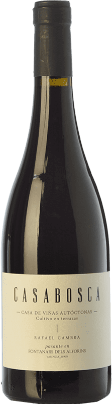 13,95 € | Red wine Rafael Cambra Casabosca Aged D.O. Valencia Valencian Community Spain Monastrell, Forcayat del Arco, Arco, Bonicaire Bottle 75 cl
