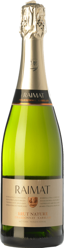 Бесплатная доставка | Белое игристое Raimat Chardonnay Xarel·lo Природа Брута D.O. Cava Каталония Испания Xarel·lo, Chardonnay 75 cl