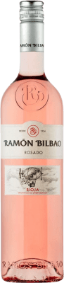 Kostenloser Versand | Rosé-Wein Ramón Bilbao Rosado D.O.Ca. Rioja La Rioja Spanien Grenache, Viura 75 cl