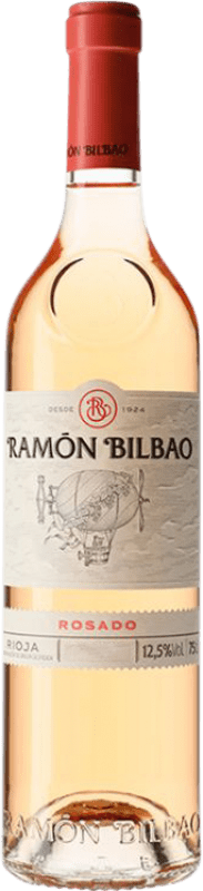 7,95 € Free Shipping | Rosé wine Ramón Bilbao Rosado D.O.Ca. Rioja The Rioja Spain Grenache, Viura Bottle 75 cl