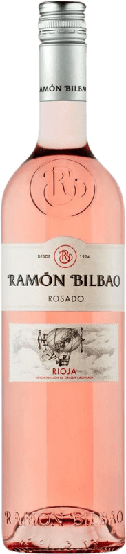 Бесплатная доставка | Розовое вино Ramón Bilbao Rosado D.O.Ca. Rioja Ла-Риоха Испания Grenache, Viura 75 cl
