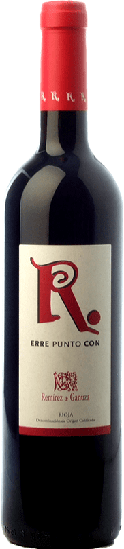 16,95 € Free Shipping | Red wine Remírez de Ganuza Erre Punto Con Joven D.O.Ca. Rioja The Rioja Spain Tempranillo Bottle 75 cl