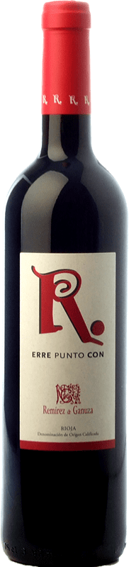 18,95 € Spedizione Gratuita | Vino rosso Remírez de Ganuza Erre Punto Con Giovane D.O.Ca. Rioja